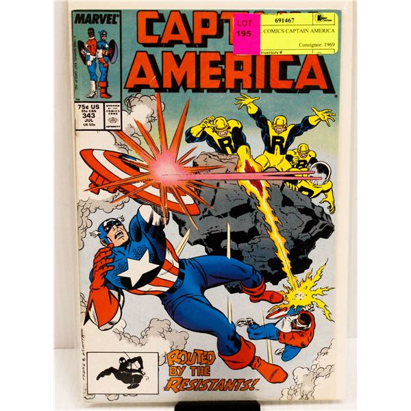 MARVEL COMICS CAPTAIN AMERICA #343