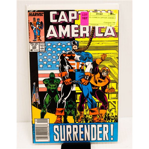 MARVEL COMICS CAPTAIN AMERICA #345