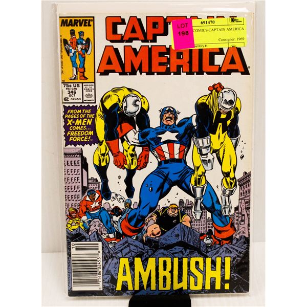 MARVEL COMICS CAPTAIN AMERICA #346