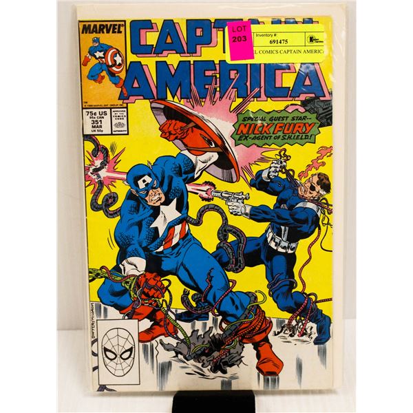 MARVEL COMICS CAPTAIN AMERICA #351
