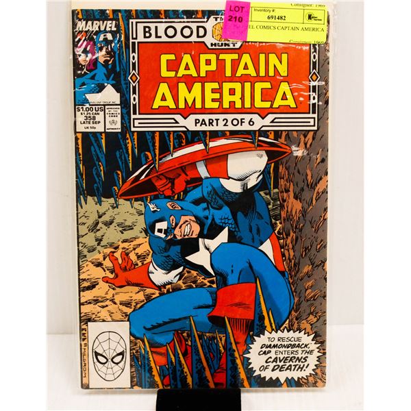 MARVEL COMICS CAPTAIN AMERICA #358