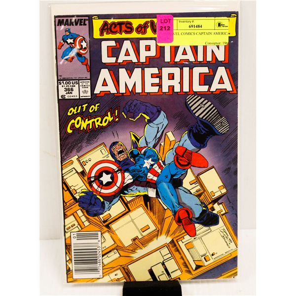 MARVEL COMICS CAPTAIN AMERICA #366