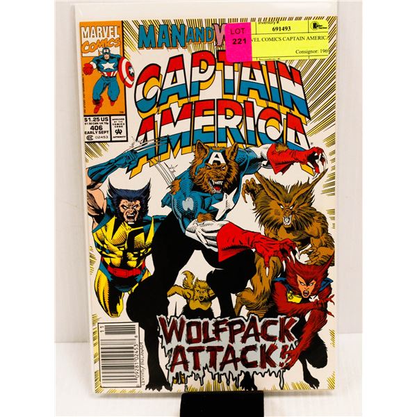 MARVEL COMICS CAPTAIN AMERICA #406