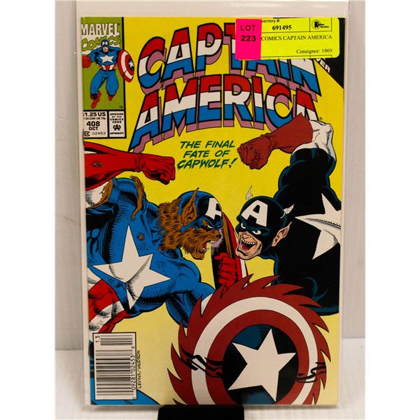 MARVEL COMICS CAPTAIN AMERICA #408