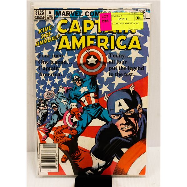 MARVEL CAPTAIN AMERICA  #6