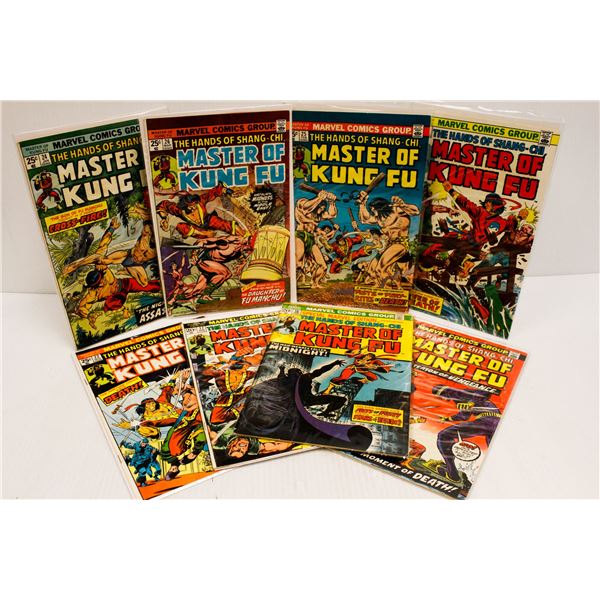 MARVEL MASTER OF KUNG FU #16,17,21,22,23,24,25,26
