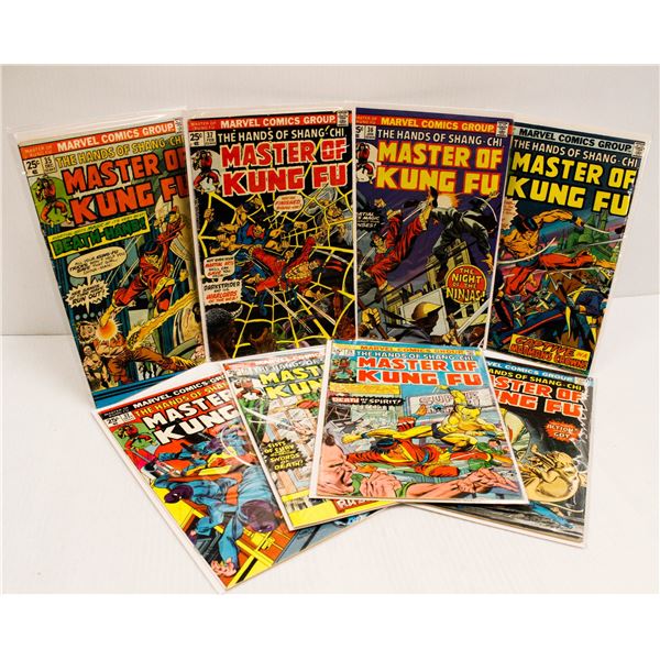 MARVEL MASTER OF KUNG FU #28,29,30,32,34,35,36,37