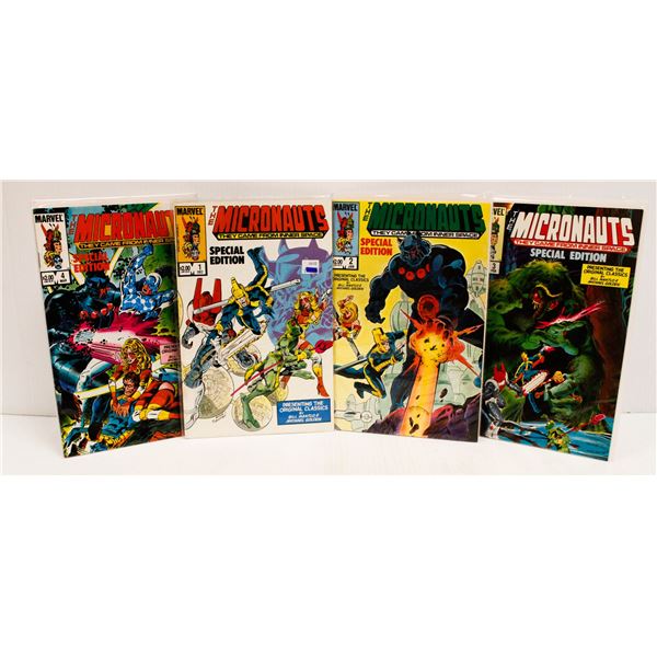 MARVEL COMICS THE MICRONAUTS SPECIAL EDITION #1-4