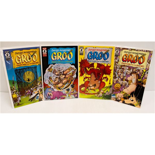 DH COMICS GROO MIGHTIER THAN THE SWORD #1-4