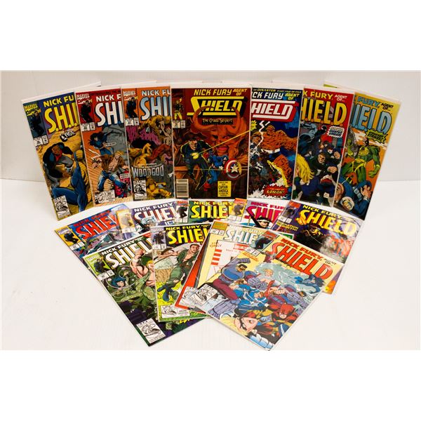 LOT OF 16 MARVEL COMICS NICK FURY AGENT OF SHEILD