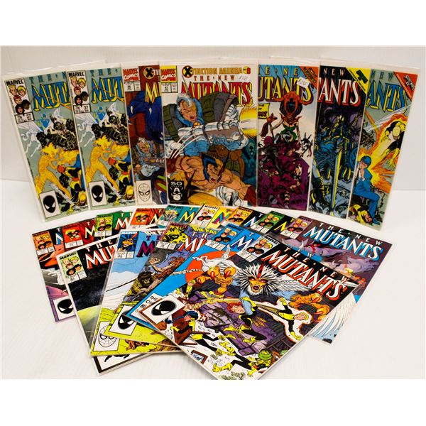 LOT OF 21 MARVEL COMICS THE NEW MUTANTS