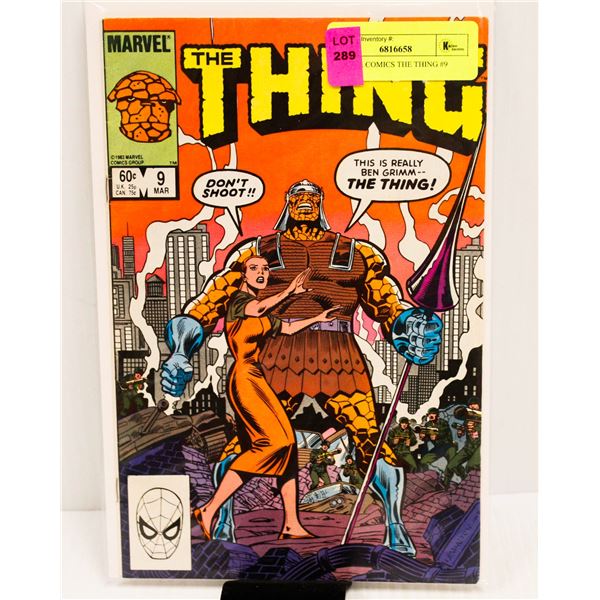 MARVEL COMICS THE THING #9