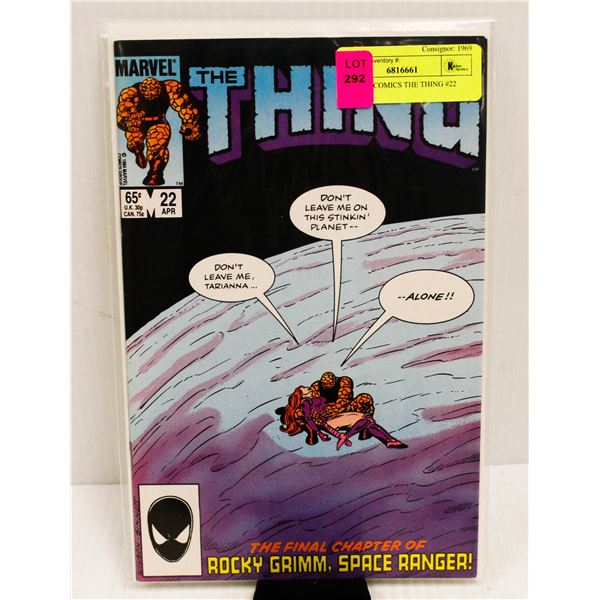 MARVEL COMICS THE THING #22