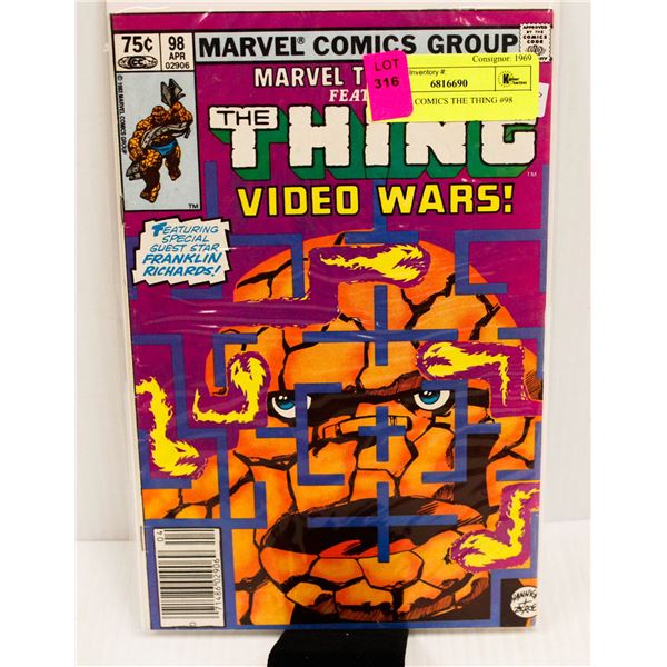 MARVEL COMICS THE THING #98