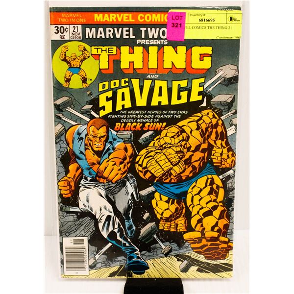 MARVEL COMICS THE THING 21