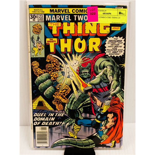 MARVEL COMICS THE THING 23