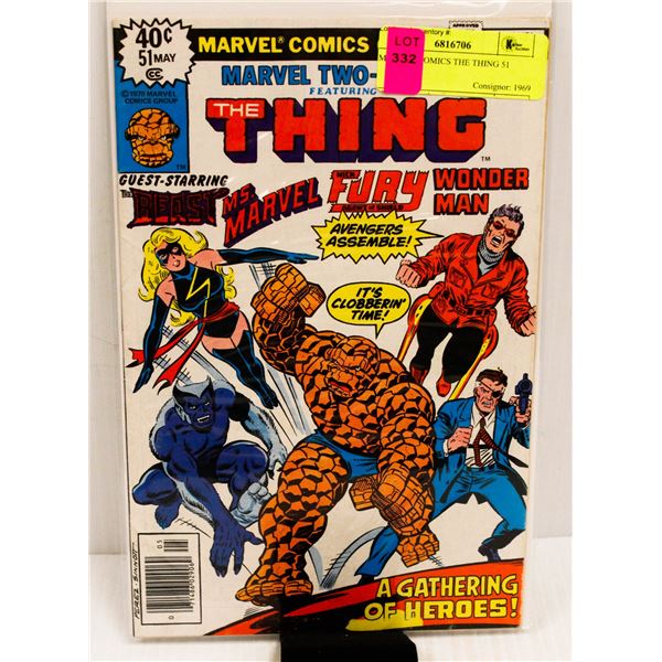 MARVEL COMICS THE THING 51