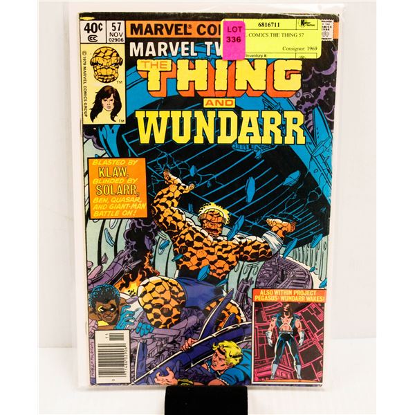 MARVEL COMICS THE THING 57