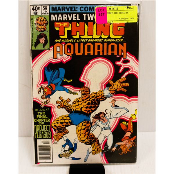 MARVEL COMICS THE THING 58
