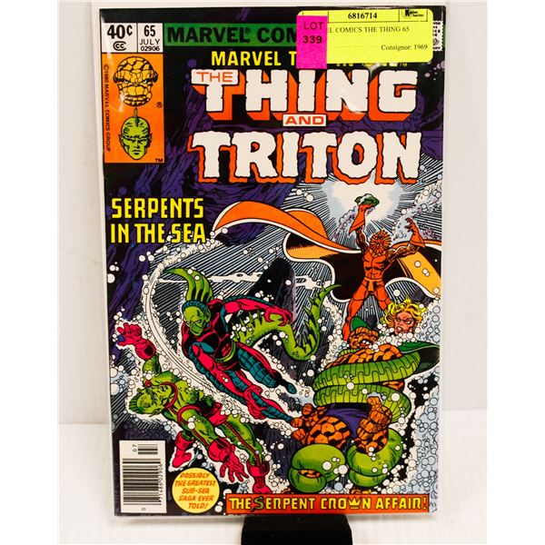 MARVEL COMICS THE THING 65