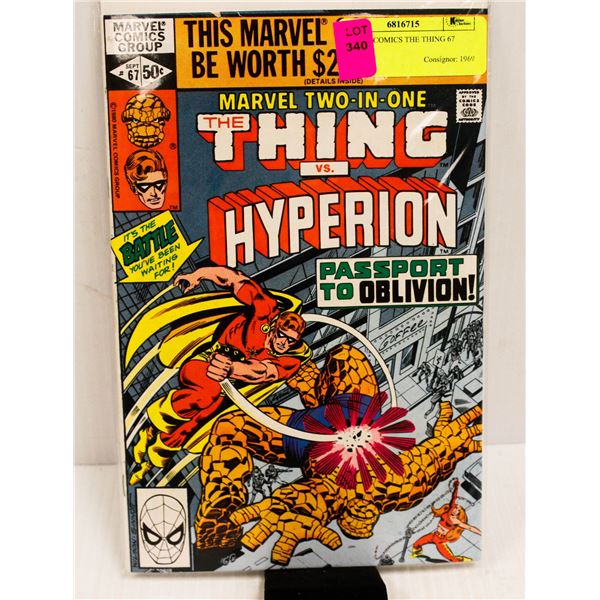 MARVEL COMICS THE THING 67