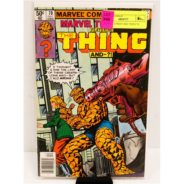 MARVEL COMICS THE THING 70