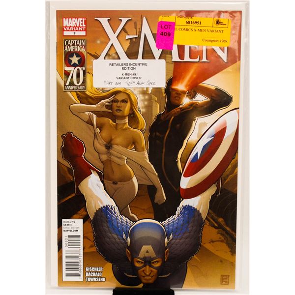 MARVEL COMICS X-MEN VARIANT #9