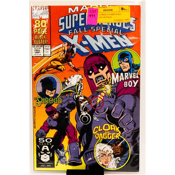 MARVEL COMICS X-MEN FALL SPECIAL1991 80 PAGE