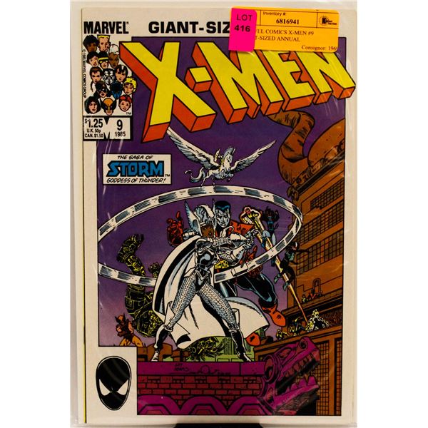 MARVEL COMICS X-MEN #9 GAINT-SIZED ANNUAL