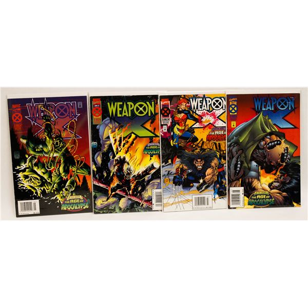 MARVEL COMICS WEAPON X ISSUES 1-4