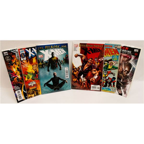 6 MARVEL COMICS X-MEN #1 ISSUES