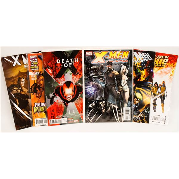 6 MARVEL COMICS X-MEN #1 ISSUES