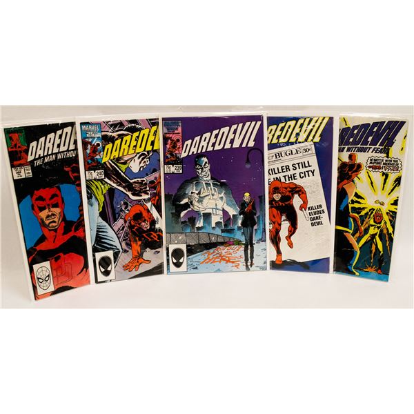 5 MARVEL DAREDEVIL COMICS 239,240,242,268,269