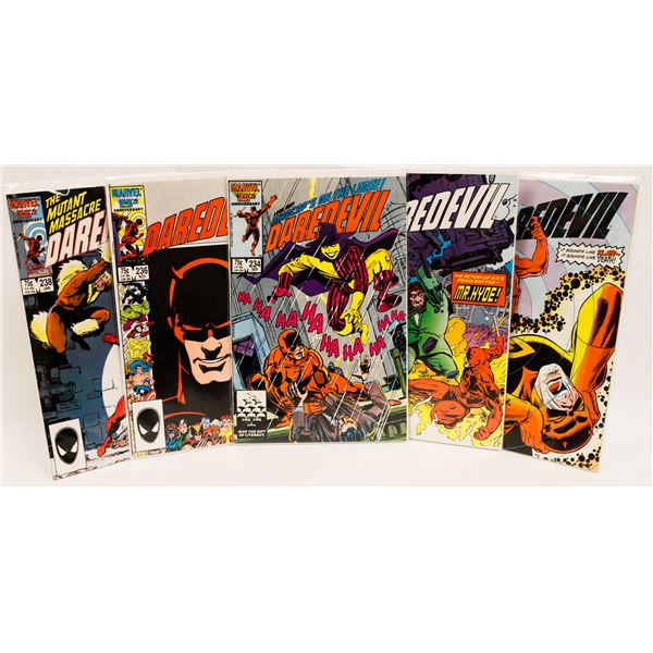 5 MARVEL DAREDEVIL COMICS 234,235,236,237,238