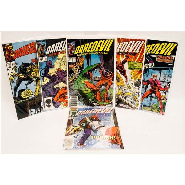 6 MARVEL DAREDEVIL COMICS 229,244,245,246,247,248