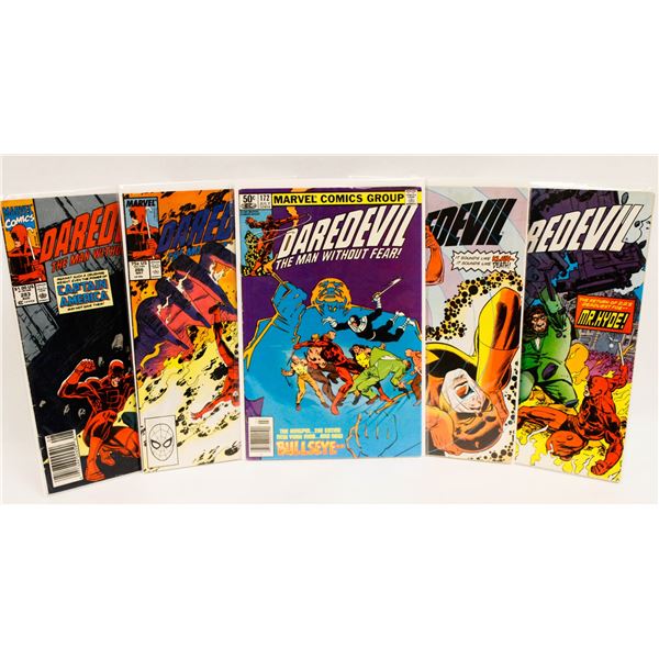 5 MARVEL DAREDEVIL COMICS 172,235,237,266,283