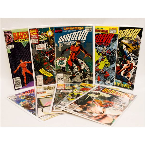 10 VARIOUS MARVEL DAREDEVIL COMICS