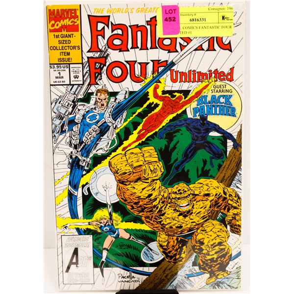 MARVEL COMICS FANTASTIC FOUR UNLIMITED #1