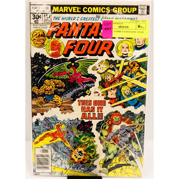 MARVEL COMICS FANTASTIC FOUR #183