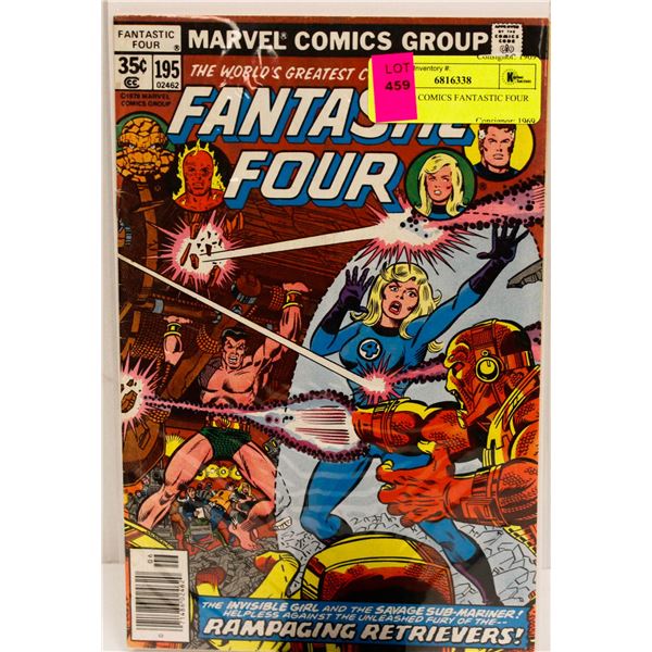 MARVEL COMICS FANTASTIC FOUR #195