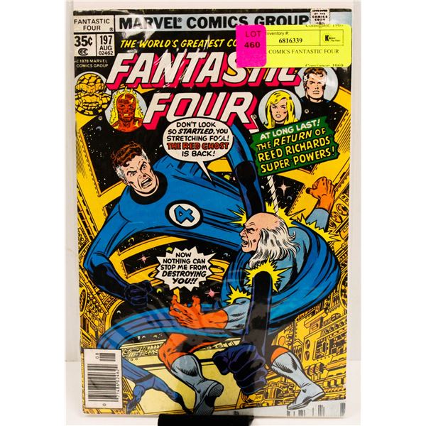 MARVEL COMICS FANTASTIC FOUR #197