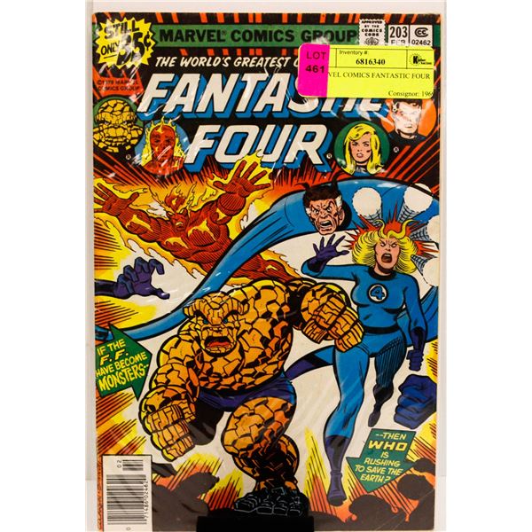 MARVEL COMICS FANTASTIC FOUR #203
