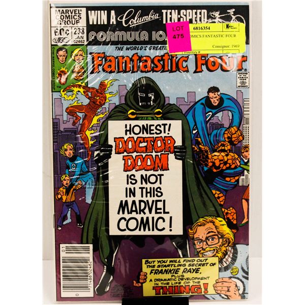 MARVEL COMICS FANTASTIC FOUR #238