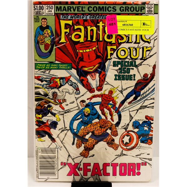 MARVEL COMICS FANTASTIC FOUR #250