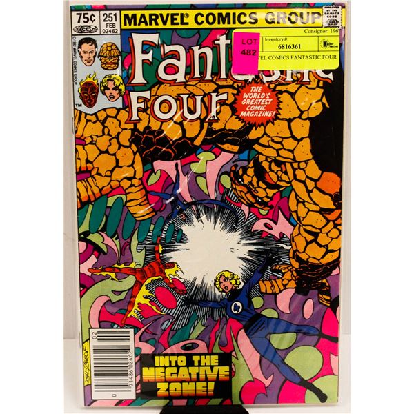 MARVEL COMICS FANTASTIC FOUR #251