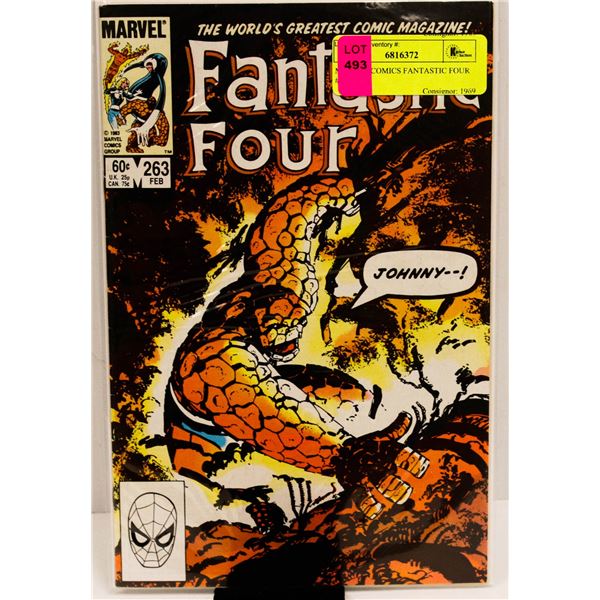 MARVEL COMICS FANTASTIC FOUR #263