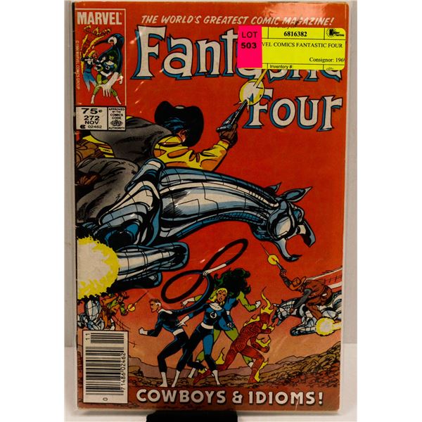 MARVEL COMICS FANTASTIC FOUR #272