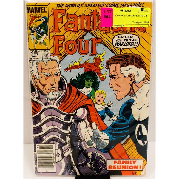 MARVEL COMICS FANTASTIC FOUR #273