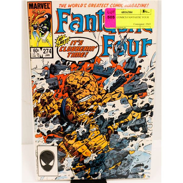 MARVEL COMICS FANTASTIC FOUR #274
