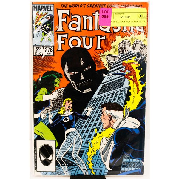 MARVEL COMICS FANTASTIC FOUR #278